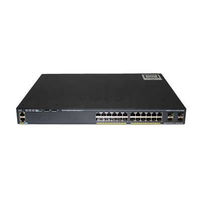 WS-C2960X-24PD-L 24 পোর্ট নেটওয়ার্ক সুইচ ইথারনেট সুইচ 24xGE PoE 370W 2x10G